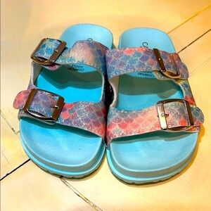 Kids Colorful Sandals by CAPELLI size 10/11